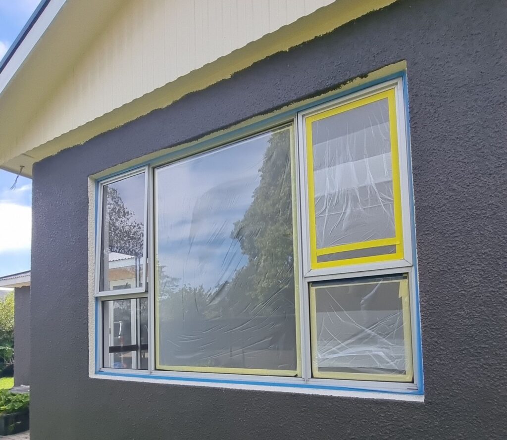 Professional aluminium window repainting Christchurch